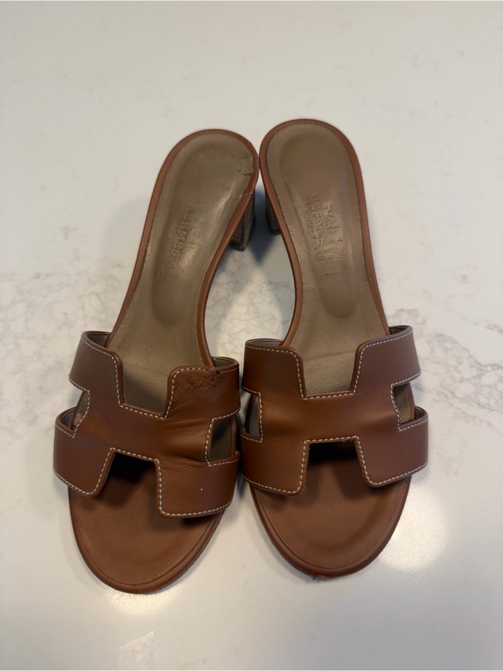 Hermes Oasis Brown Sandal